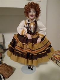 CBS "Queen of Gypsies" Lucy doll, 1991