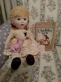 Madam Alexander Charlotte's Web doll and story book