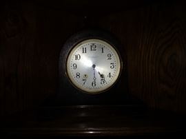 Close up of face of clock