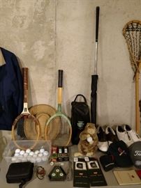 Sports items, Tennis rackets by Chris Everet, Wilson