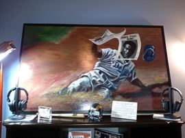 Zack Smithey  painting of Jackie Robinson