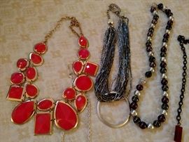 Ladies costume necklaces