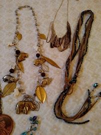 Ladies costume necklaces