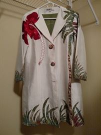 Anage Too embroidered long jacket