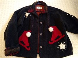 Tasha Polizzi for TP SaddleBack sweater jacket