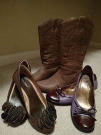 Ladies shoes and boots in size 7 1/2