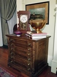 Nineteenth century New England 6-drawer spool cabinet