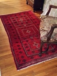 One of several handmade wool rugs for sale