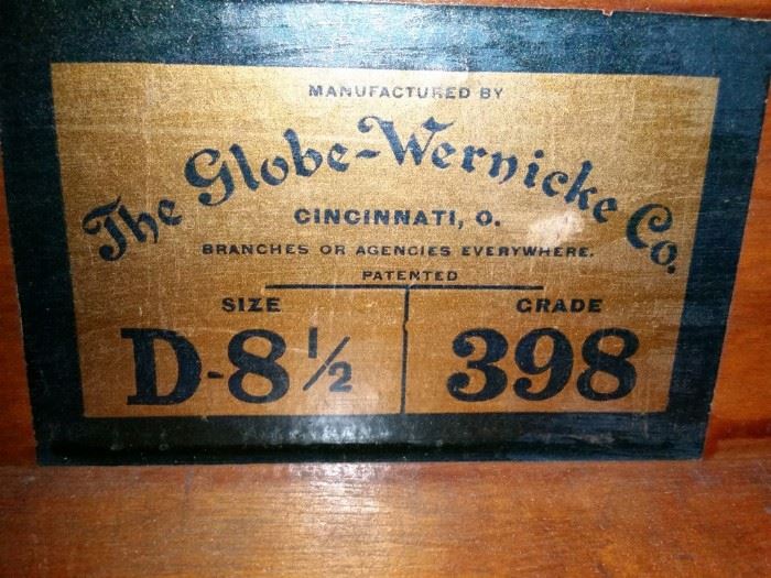 The Globe-Wernicke Co. was established in the late 1800s.