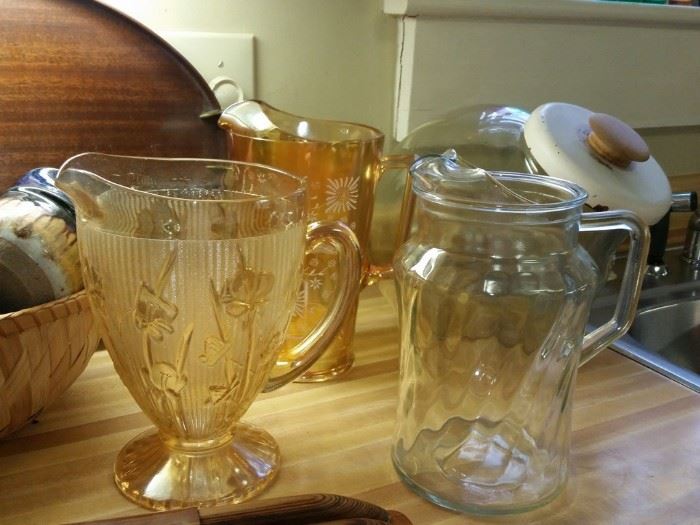 Vintage pitchers