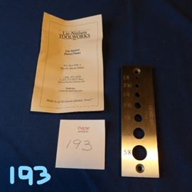 Lie-Nielson Tool Works DOWEL PLATES