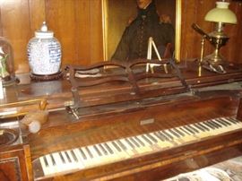 Square grand , Rosewood made by Dunham , of New York