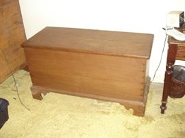 local Walnut blanket chest