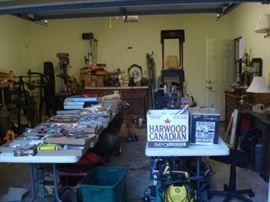 tools in garage
