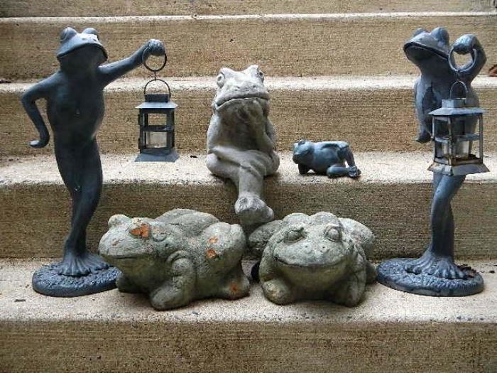 frog garden sculptures