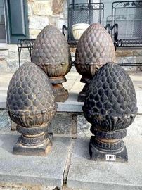 Pineapple sculptures