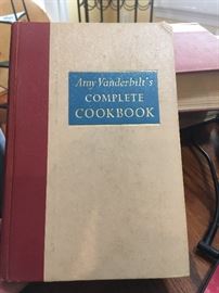 Amy Vanderbilt Cookbook with illustrations by Andy Warhol.