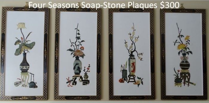 Four Seasons SoapStone Plaques