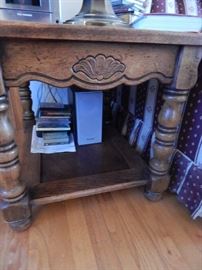 End table in living room.
