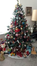 Christmas tree full of ornaments