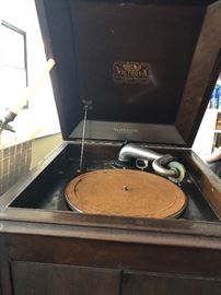 Antique record player
