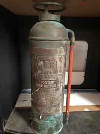 Antique fire extinguisher 