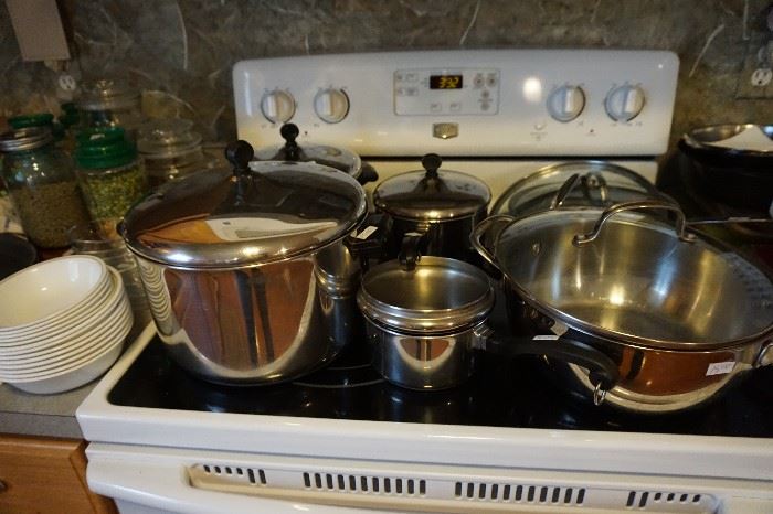 Stainless Steel pots and pans