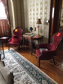 Coordinating Ethan Allen fabric that goes with Love Seat and Sofa