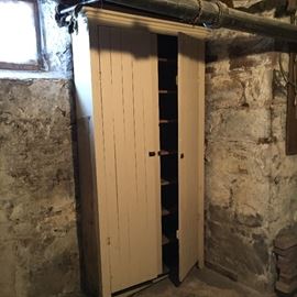 Old farm house pantry storage cabinet 