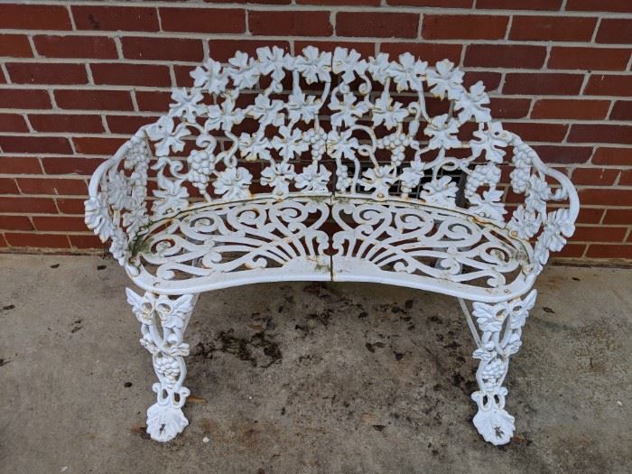 Matching settee .