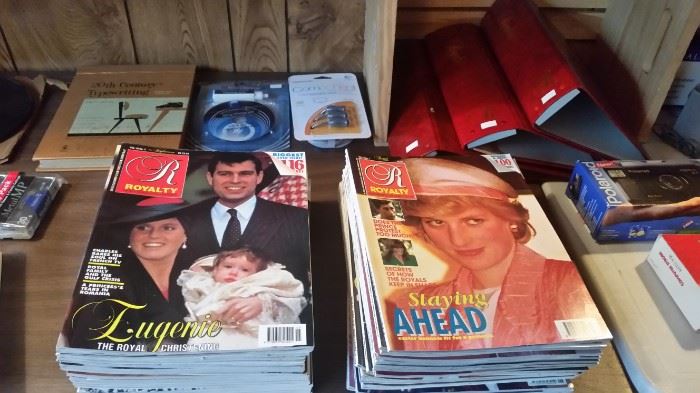 Royalty magazines.