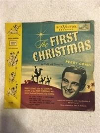 Perry Como First Christmas Vinyl Album