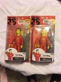 Simpsons Yao Ming Figurines
