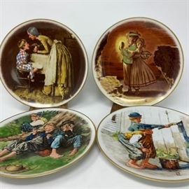 Norman Rockwell Plate Collection of 4 https://ctbids.com/#!/description/share/103106