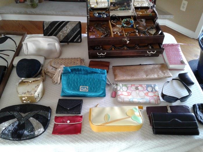 Jewelry and bag selection