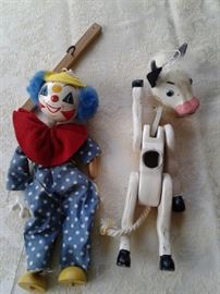 Vintage marionettes some damage