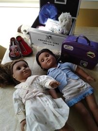 American Girl Dolls with accesories