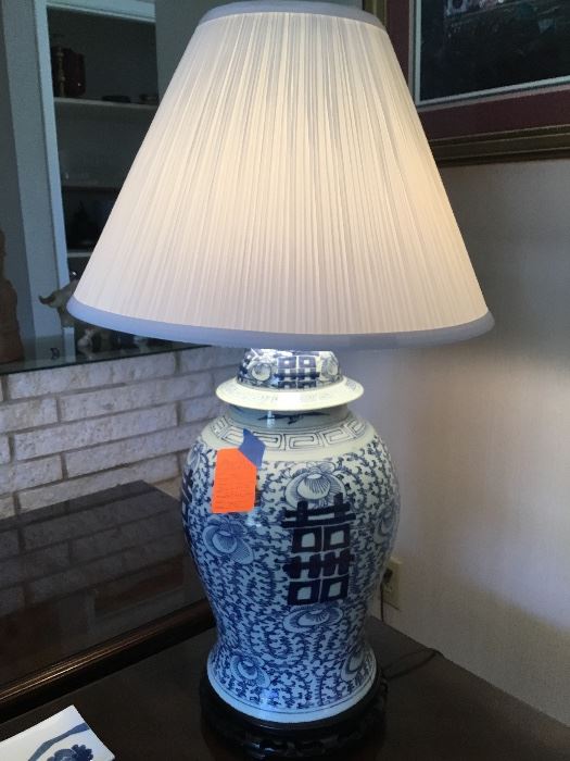Antique Asian lamp