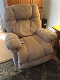 Recliner with remote to recline, etc.