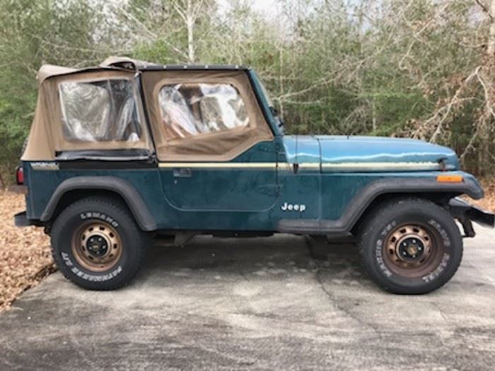 1995 Jeep
Runs
134,008 Miles.