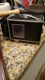 Rare ROLLEIFLEX camera in near mint condition. It appears camera has been in case for most of its existence. Twin lenses, 4/135 & F = 135mm. Made in Braunschweig, Germany, Franke & Heidecke