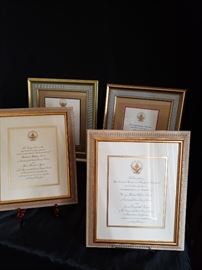 Framed inaugural invitations https://ctbids.com/#!/description/share/104337