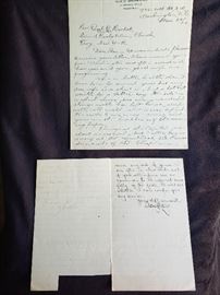 Historical Letters - Senator and Chaplain https://ctbids.com/#!/description/share/104355