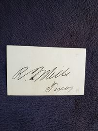 Rodger Q Mills Texas Senator autograph https://ctbids.com/#!/description/share/104362