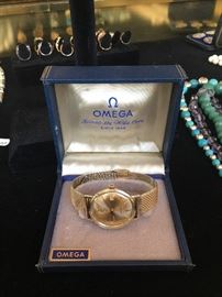 Gold Filled Omega Automatic Seamaster watch