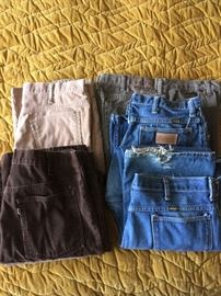 Vintage Levis Corduroy and Wrangler Jeans