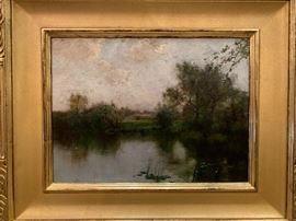 Oil Painting by Bruce Crane d.1885