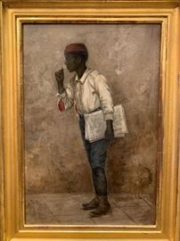 Oil painting by G.A. Kidder d.1894