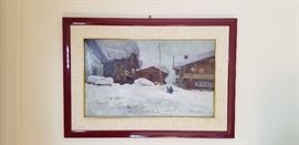 Original painting - Winter Wonderland https://ctbids.com/#!/description/share/104054