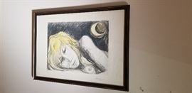 Dreaming - Charcoal Sketch https://ctbids.com/#!/description/share/104055